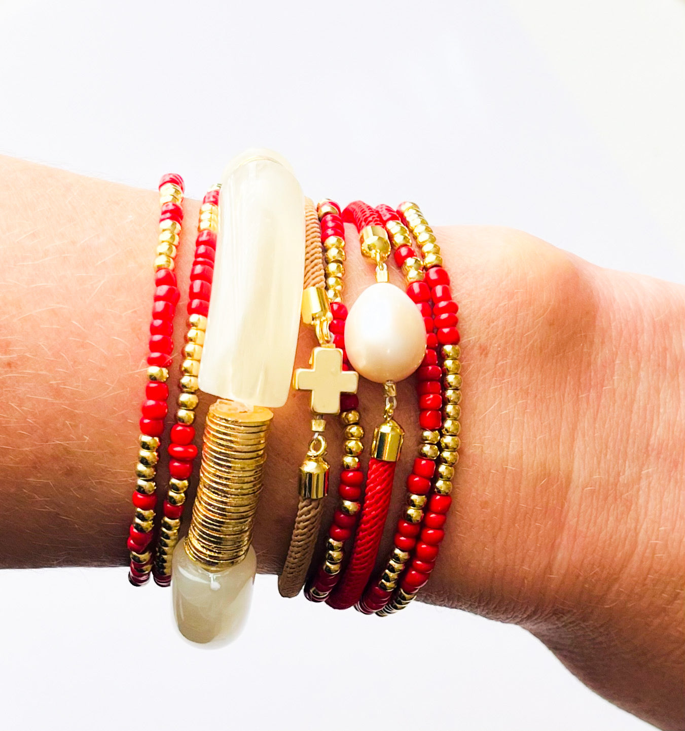 Game Day- red + gold