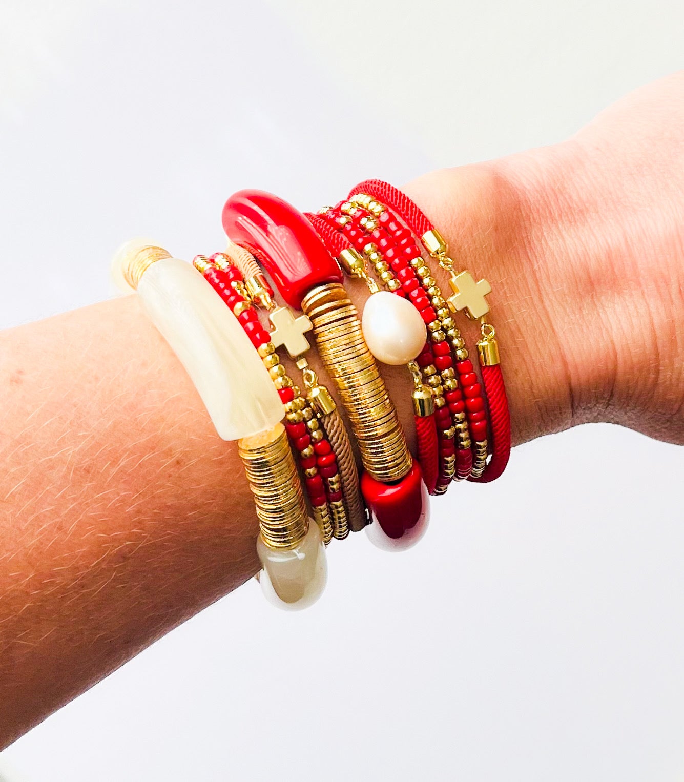 Game Day- red + gold