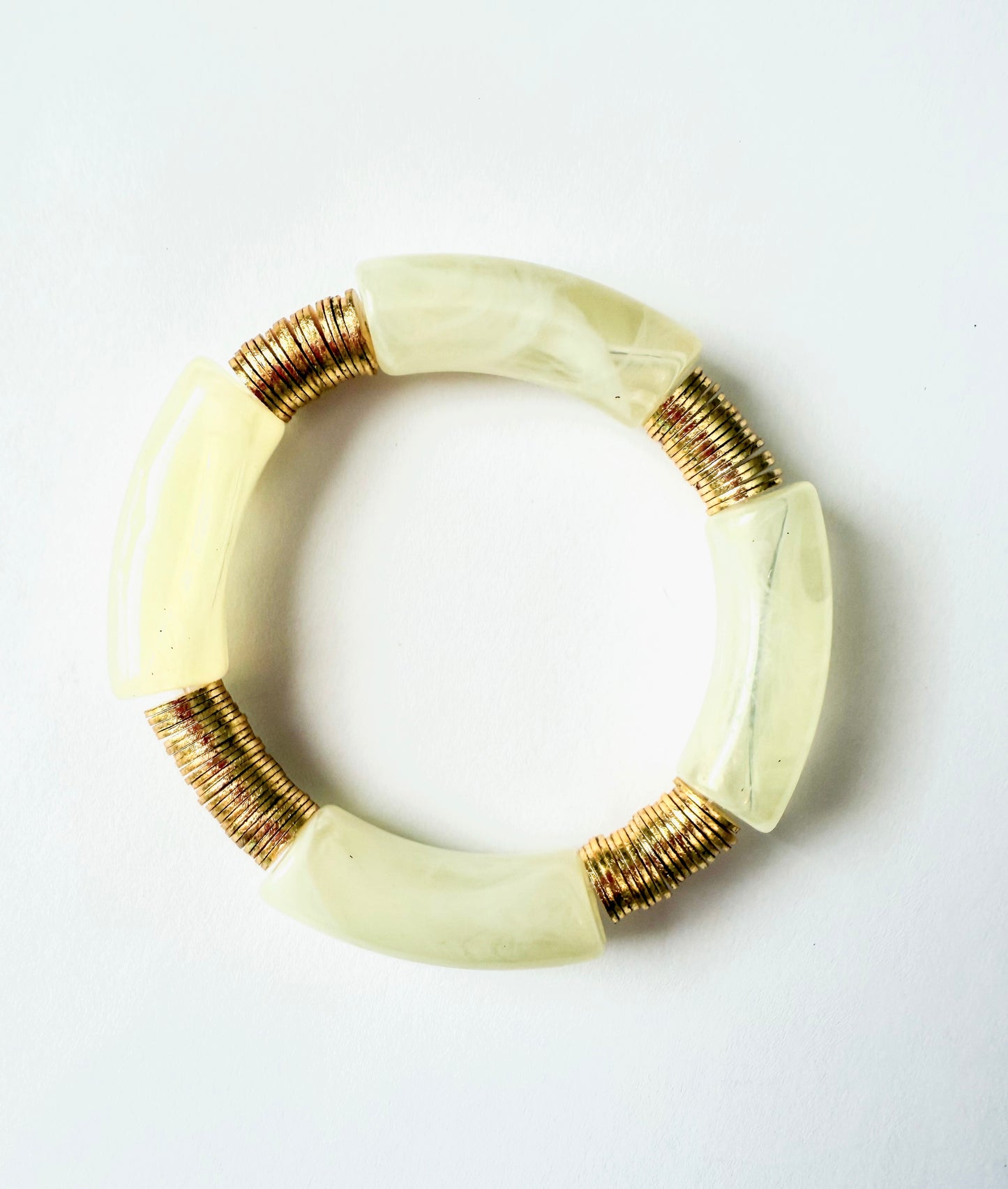 Game Day Acrylic and Clay Bracelet