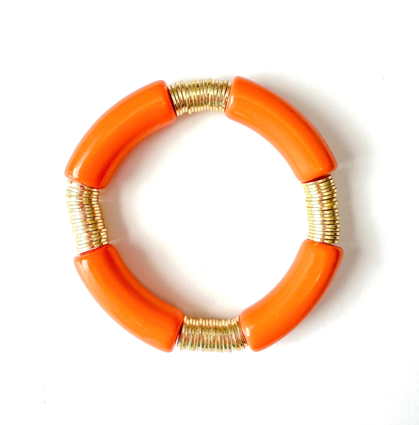 Game Day Acrylic and Clay Bracelet