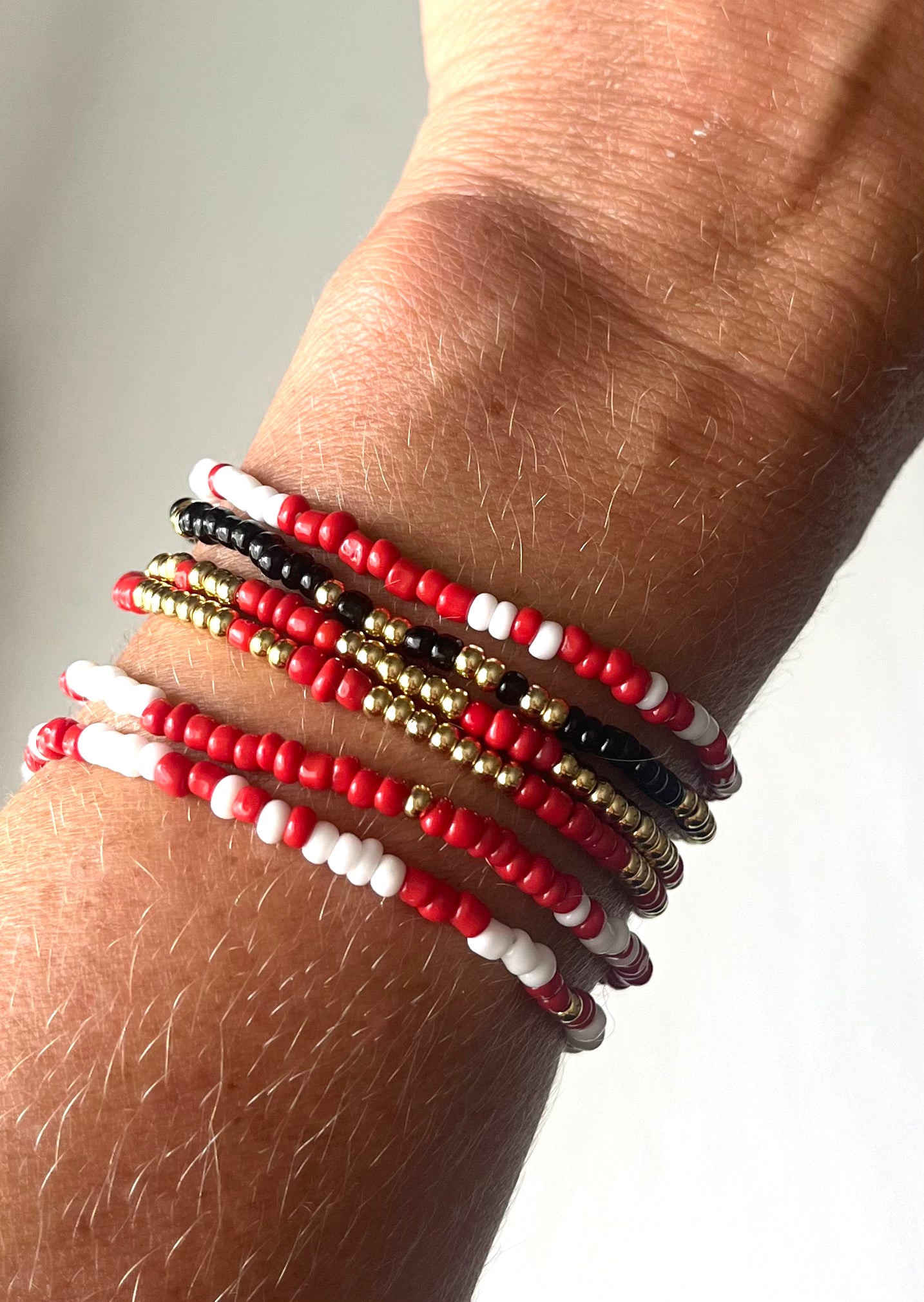 Game Day- red + gold