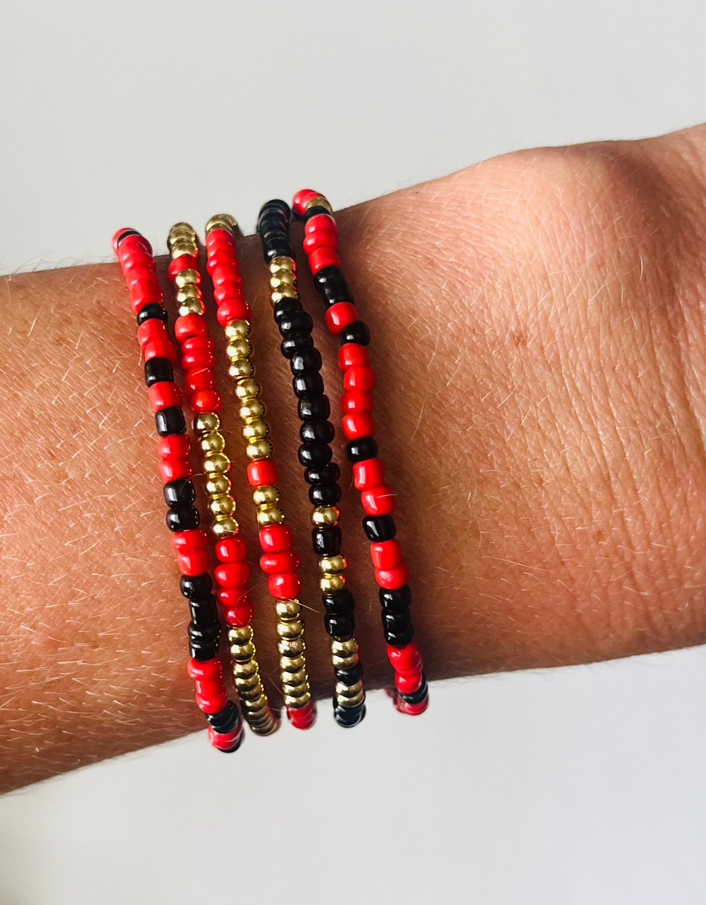 Game Day - red + black