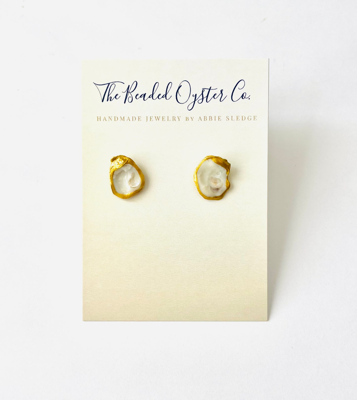 Oyster Earrings- size Medium