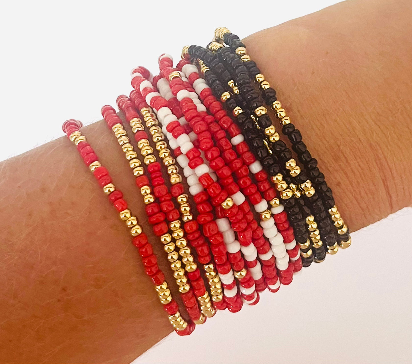 Game Day- red + gold