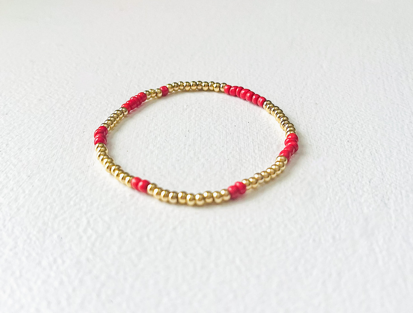 Game Day- red + gold