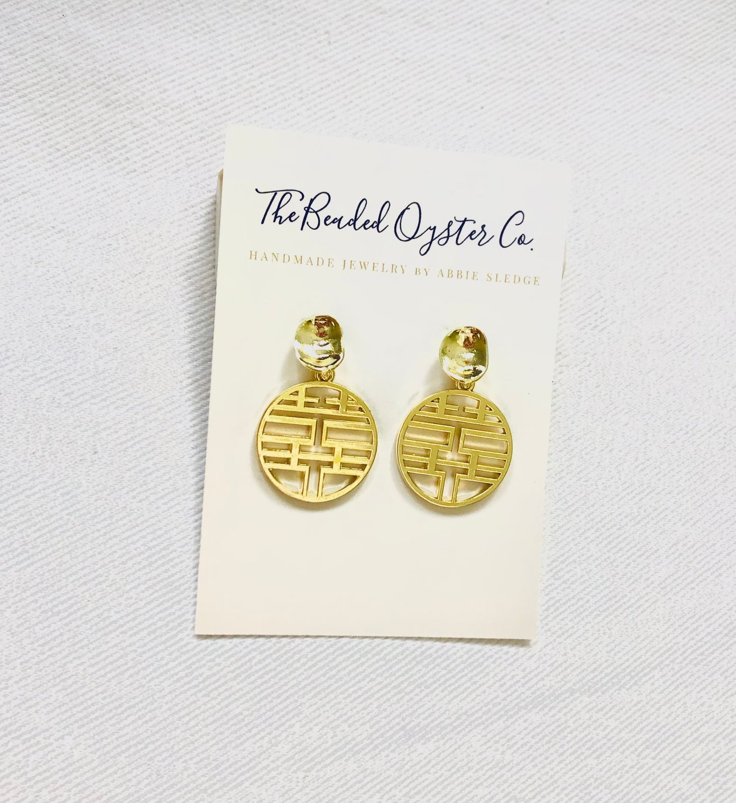 Happiness Post Earrings