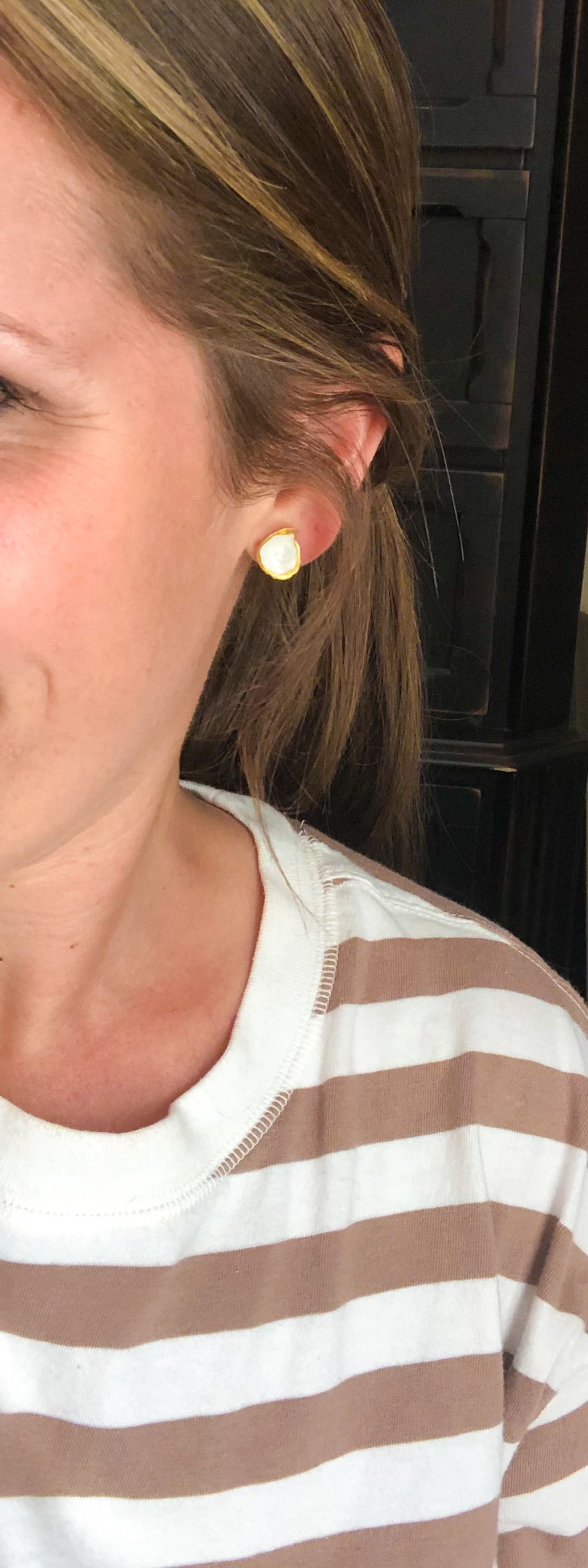 Oyster Earrings- Small