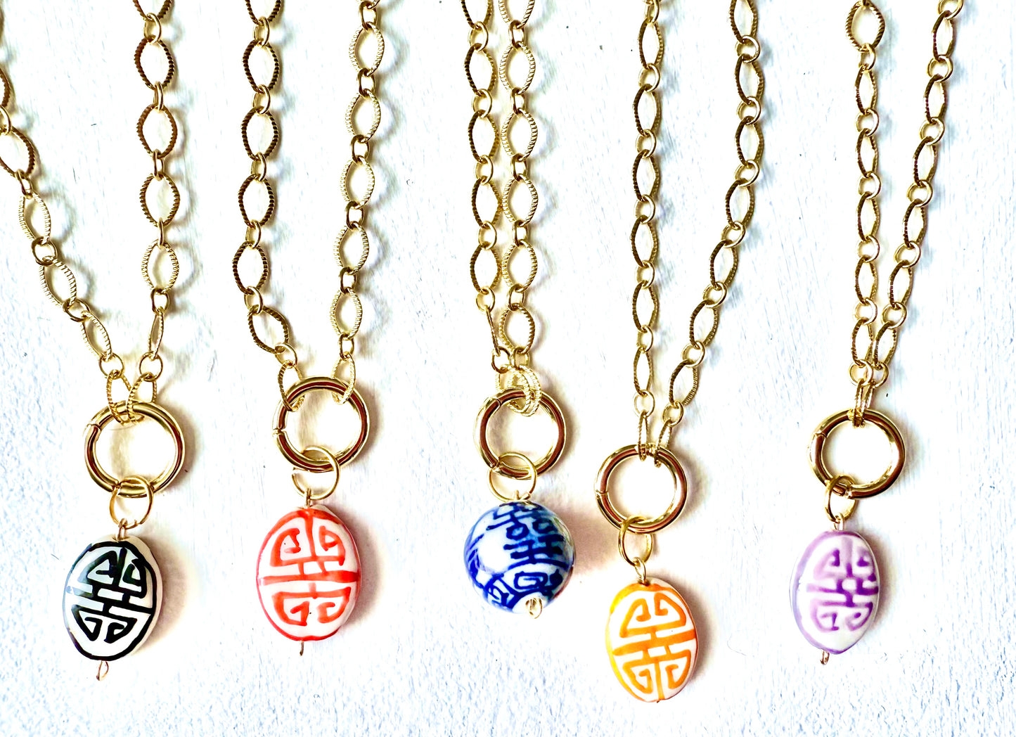 Game Day! - Chinoiserie Necklace