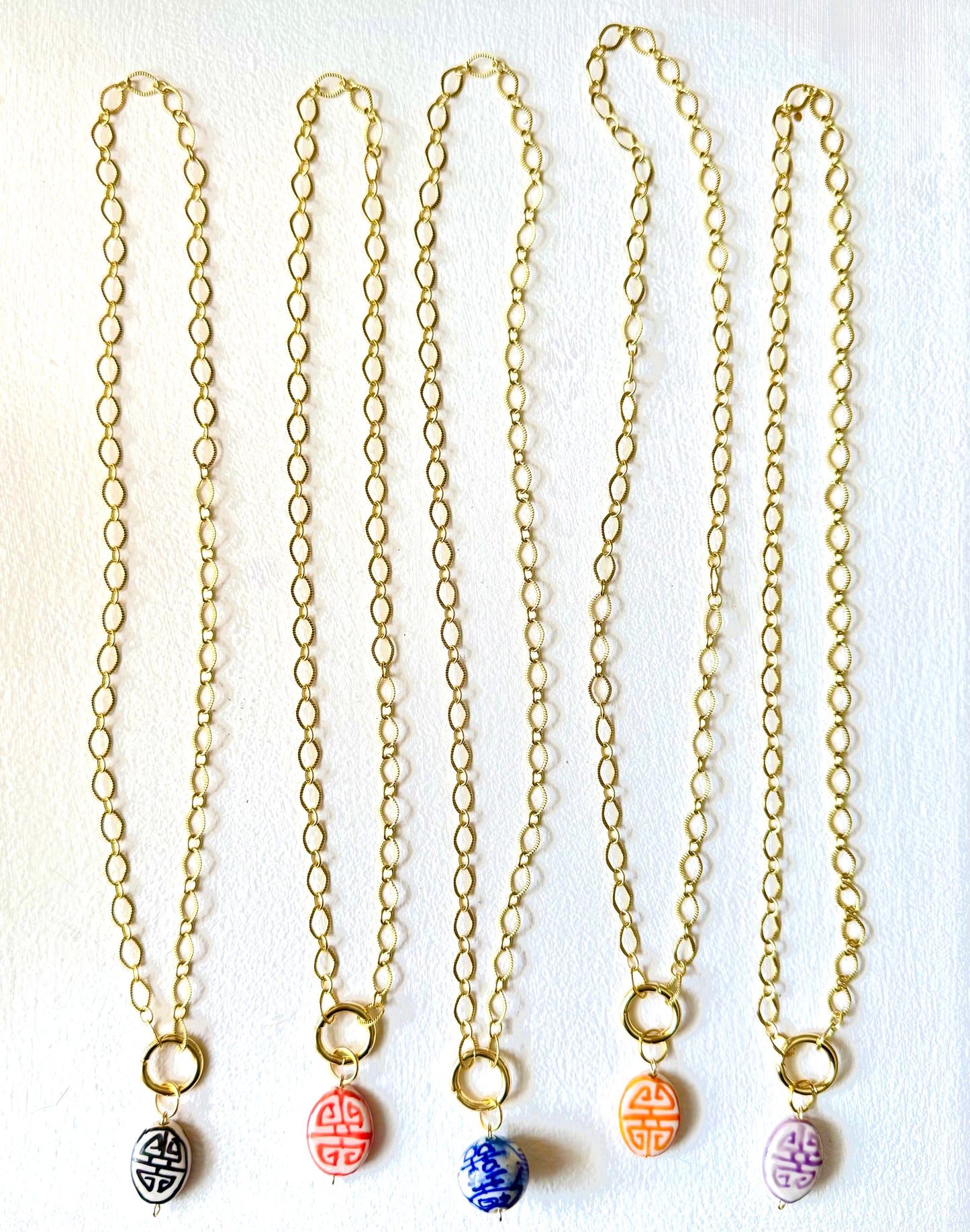 Game Day! - Chinoiserie Necklace