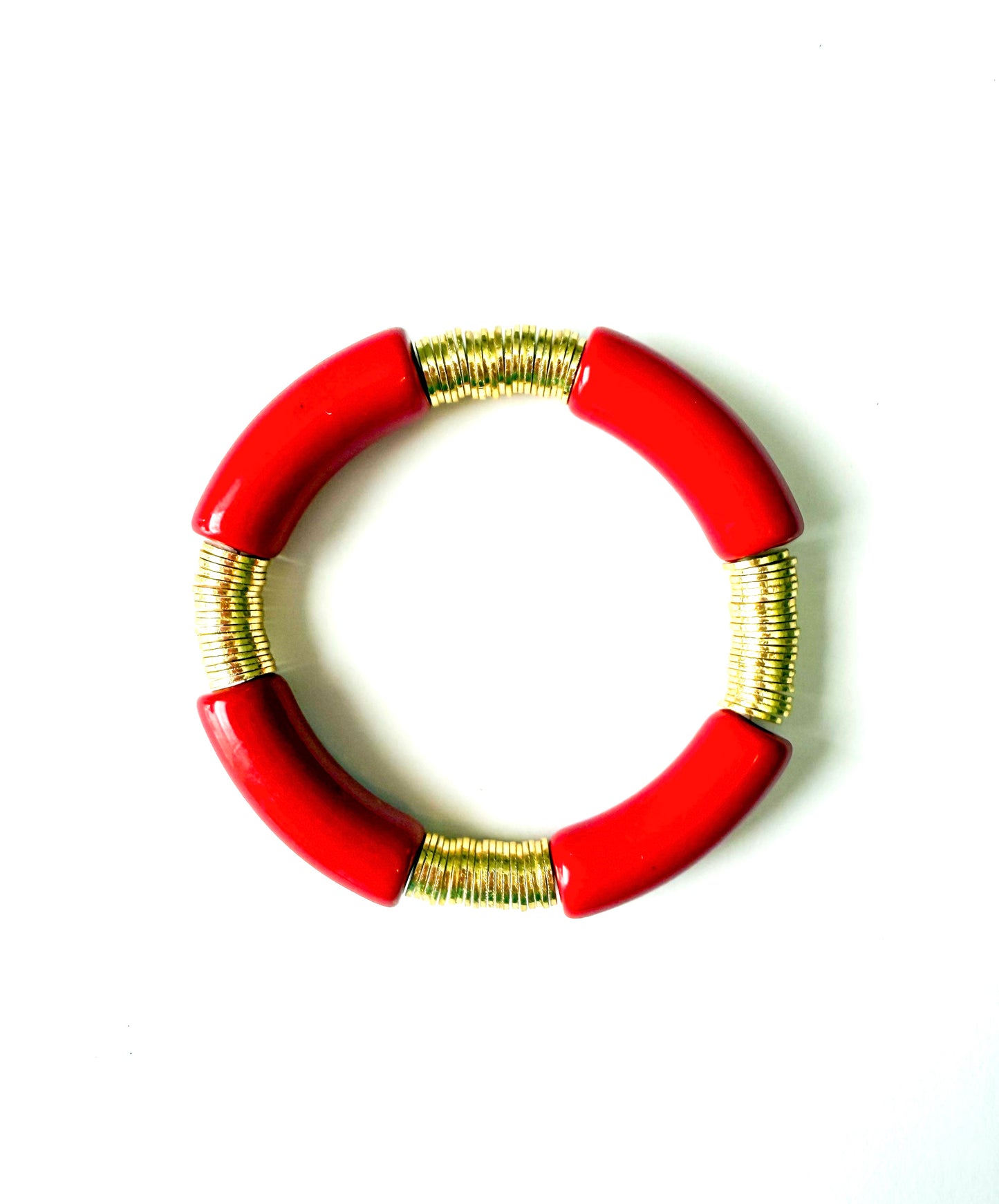 Game Day Acrylic and Clay Bracelet