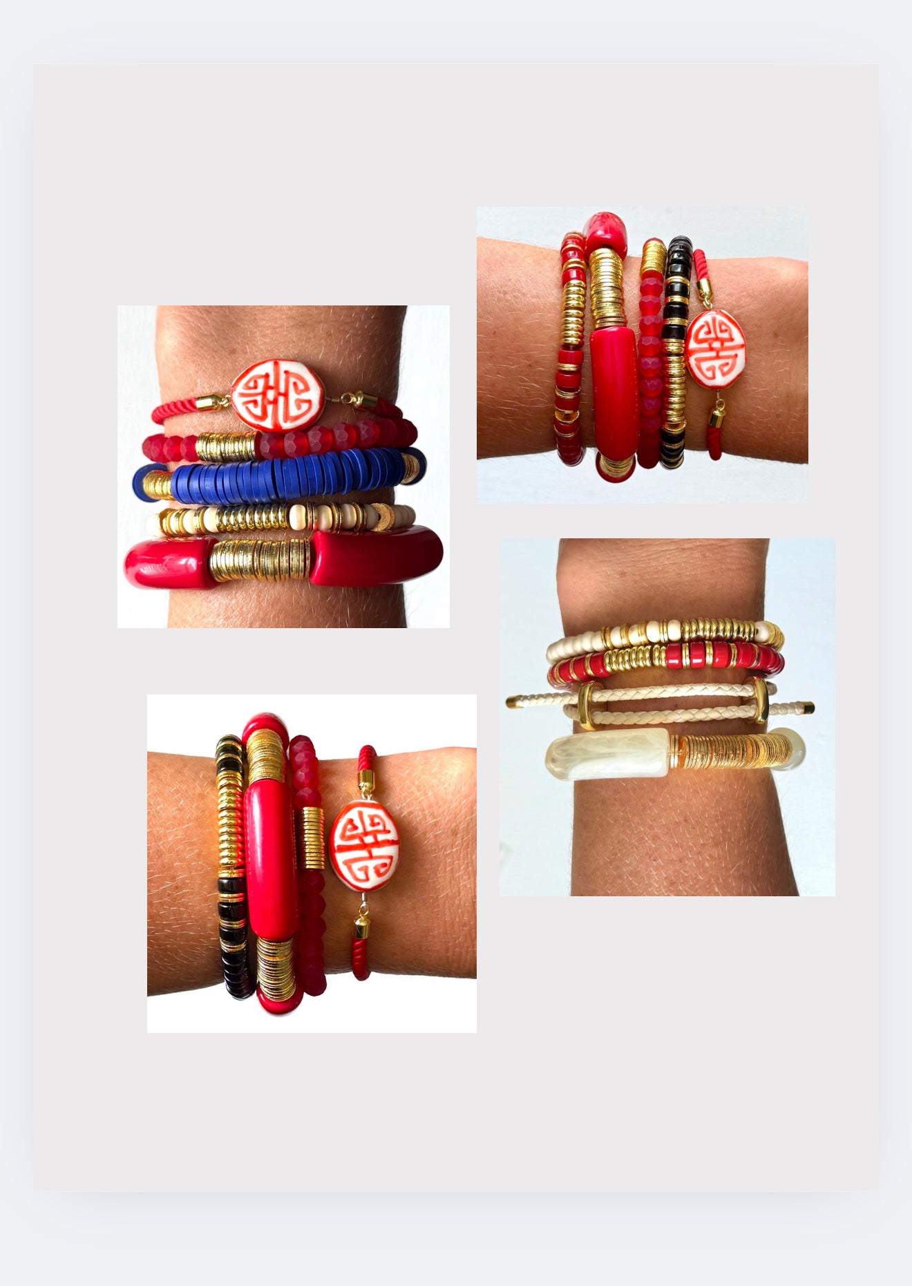 Game Day! - small red and gold faceted