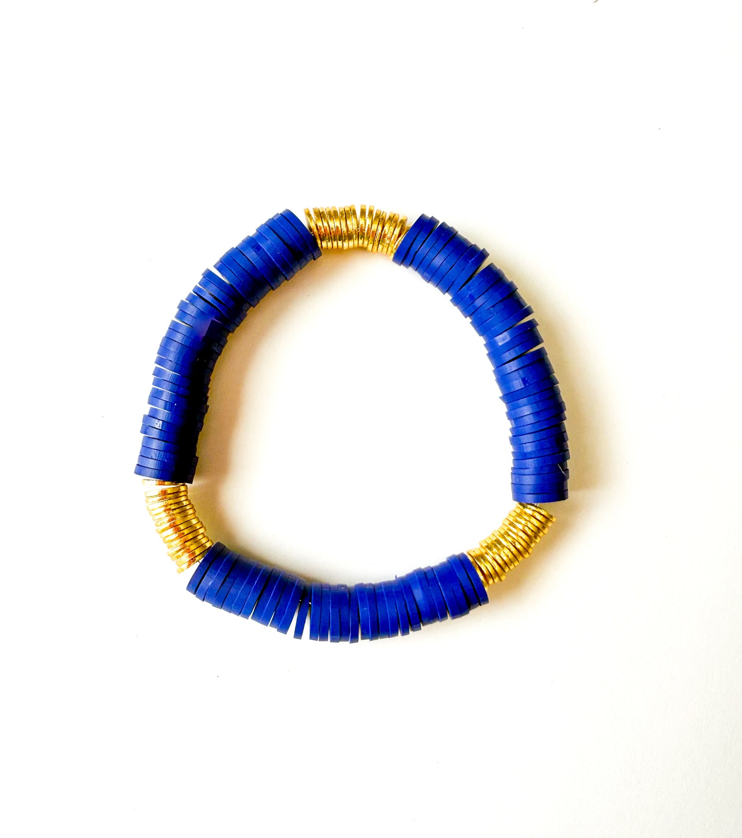 Game Day Acrylic and Clay Bracelet