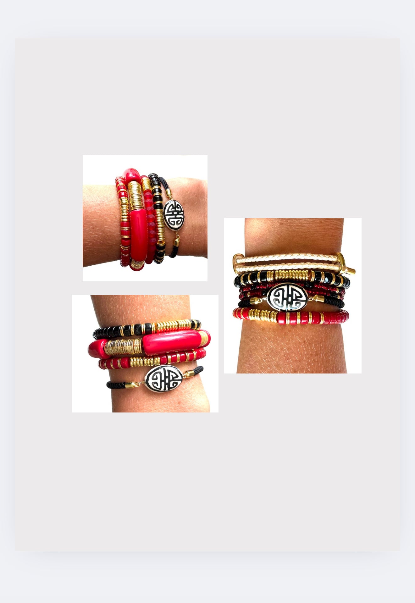 Game Day! - small red and gold faceted