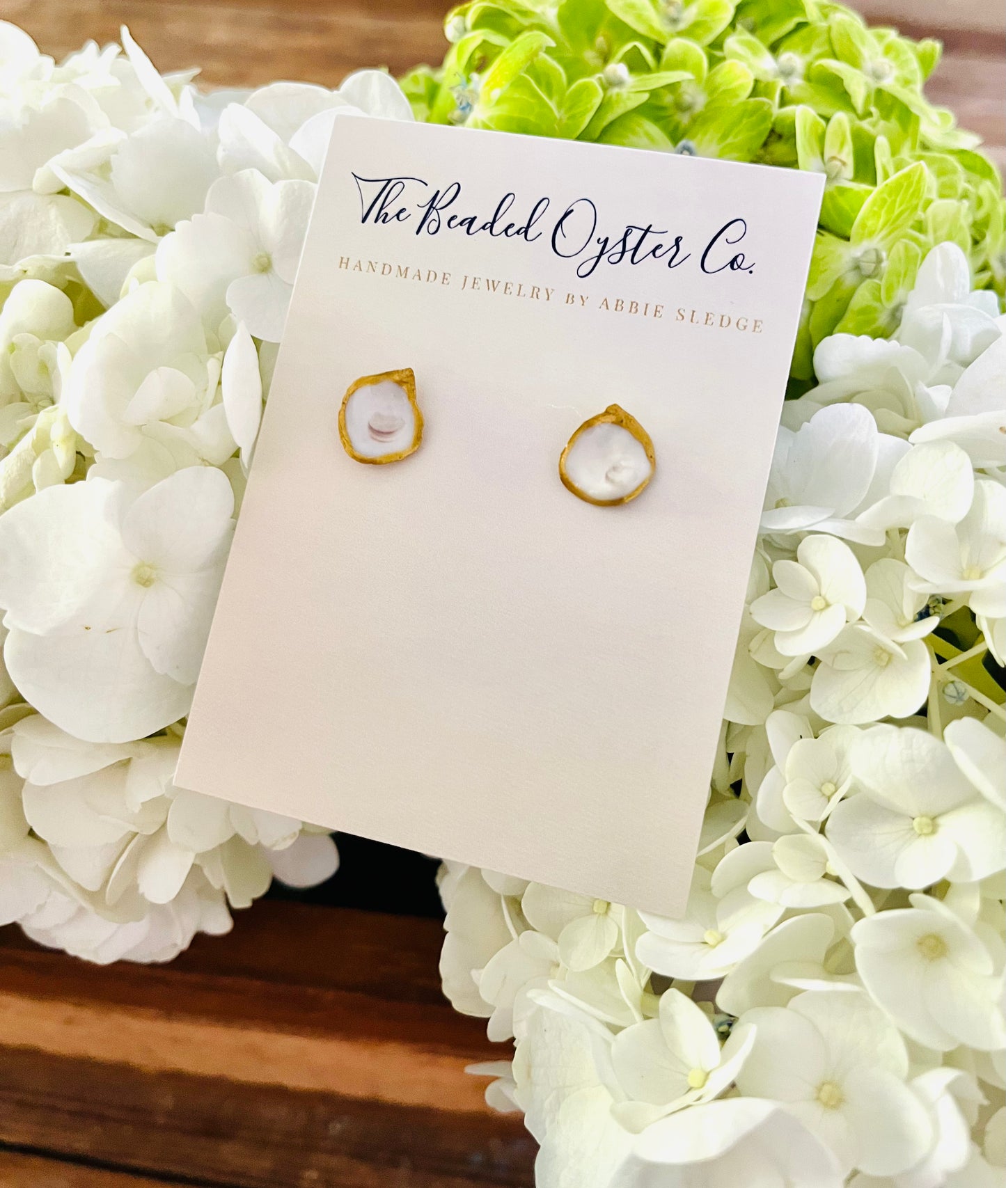 Oyster Earrings- Small