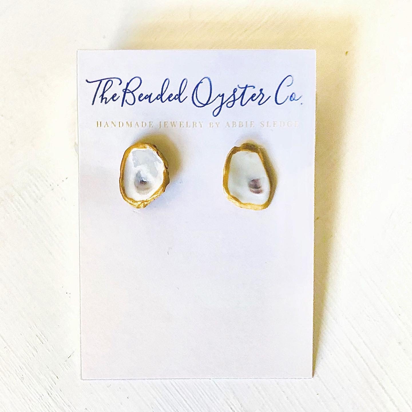 Oyster Earrings- size Medium