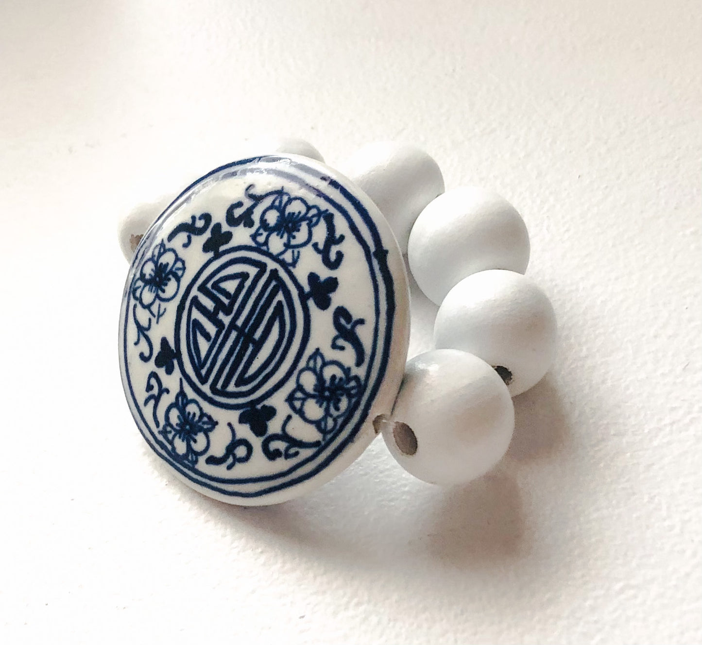 Blue and White Chinoiserie Napkin Rings