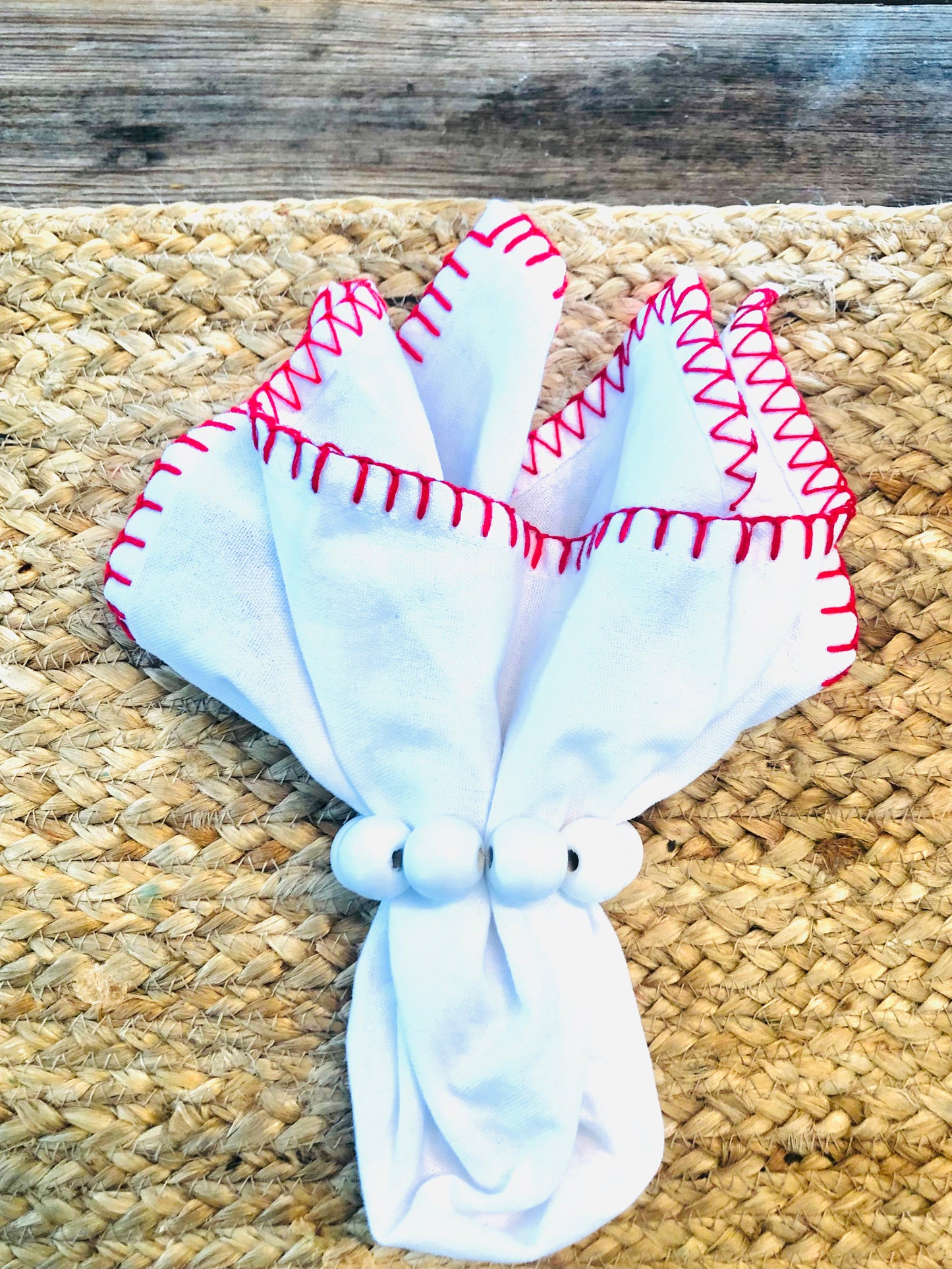 Blue and White Chinoiserie Napkin Rings